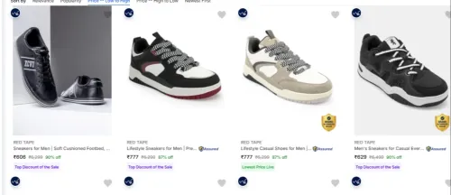 Image of Red Tape Shoes Up to 90% Discount