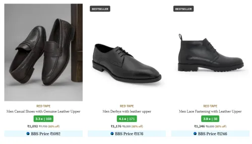 Image of Red Tape Shoes Upto 86% Discount