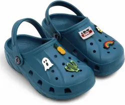 RED TAPE  Sling Back Clogs For Boys  (Dark Blue , 9 -10 Years)