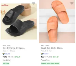 RED TAPE Slip On Slipper Flip Flop Starting At ₹224