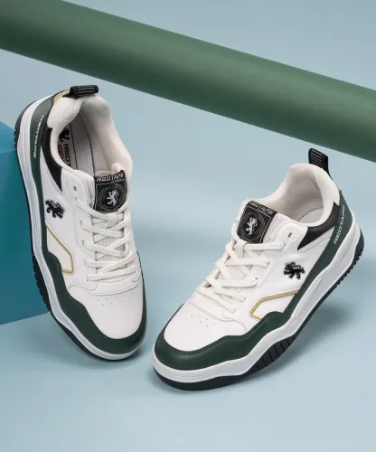 Image of RED TAPE  Sneakers for Men  (Black, White , 10)