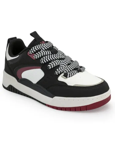 Image of RED TAPE Sneakers For Men (White, Black, 6)
