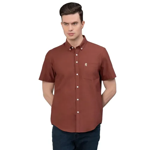Image of Red Tape Solid Oxford Shirt for Men | Comfortable & Stylish