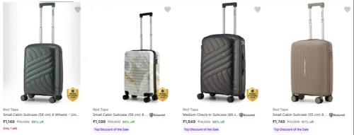 Image of Red Tape Suitcases Upto 82% Discount
