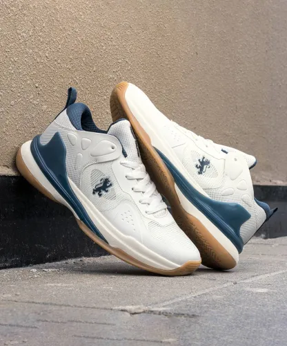 Image of RED TAPE White and Blue Shoes 