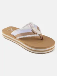 RED TAPE  Women Flip Flops  (Beige , 8)