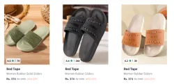 Red Tape Women Sliders Starting At @₹374
