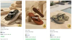 Red Tape Womens Flip flops Starting at ₹263