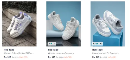 Image of Red Tape Women's Shoes upto 84% Discount