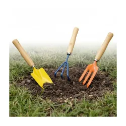 RedBuild Garden Hand Tools Set of 3 - Heavy Duty Trowel