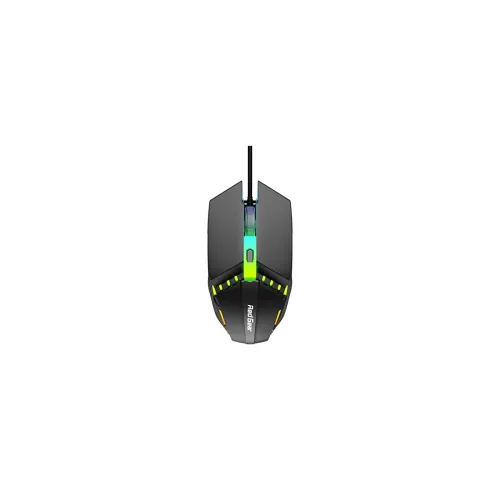 Image of Redgear A-10 Wired Gaming Mouse with RGB LED, Lightweight and Durable Design, DPI Upto 2400, Compatible with Windows.