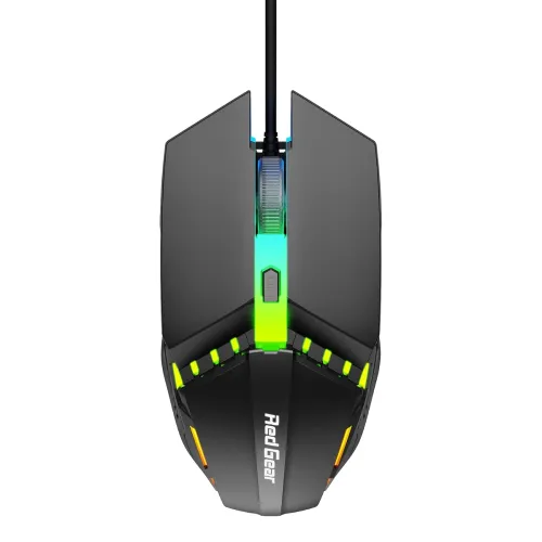 Image of Redgear A-10 Wired Gaming Mouse with RGB LED, Lightweight and Durable Design