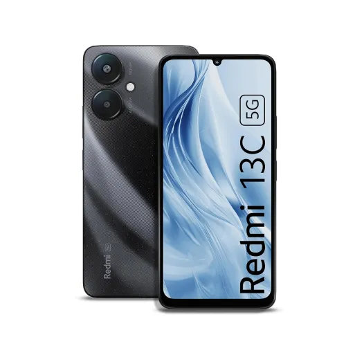 Image of Redmi 13C 5G (Starlight Black, 4GB RAM, 128GB Storage) 
