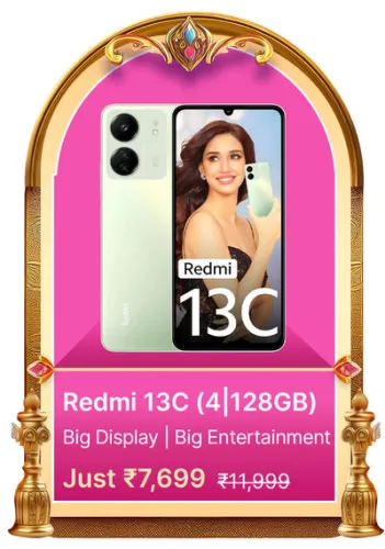 Image of Redmi 13C on Flipkart Big Billion Days Sale