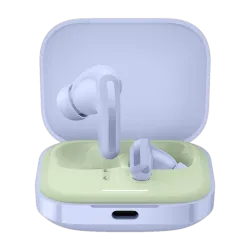 REDMI Buds 5 with 46dB Hybrid ANC earbuds, Quad-Mic AI ENC , Dual Device Connection Bluetooth Headset (Fusion Purple, True Wireless)
