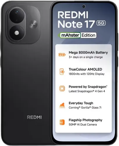 Image of REDMI Note 17 5G (Dark Night, 128 GB)