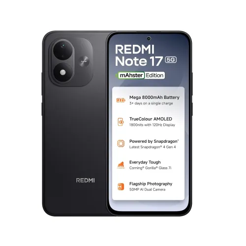 Image of Redmi Note 17 5G (Dark Night, 8GB RAM, 128GB ROM) 