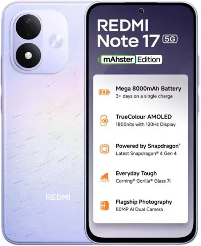 Image of REDMI Note 17 5G (Starlight Purple, 128 GB)