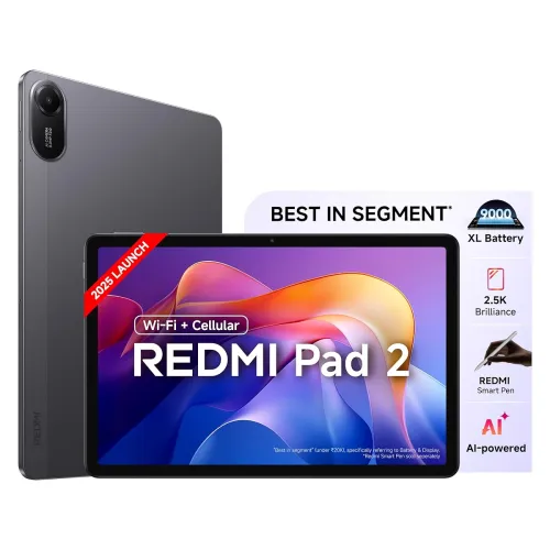 Image of Redmi Pad 2 (11inch) 6GB / 128GB, 4G+Wi-Fi, 2.5K Display, 9000mAh