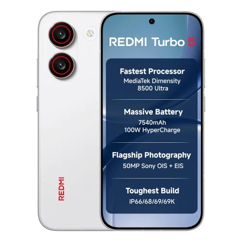 Image of REDMI Turbo 5 (8GB + 256GB) Turbo White