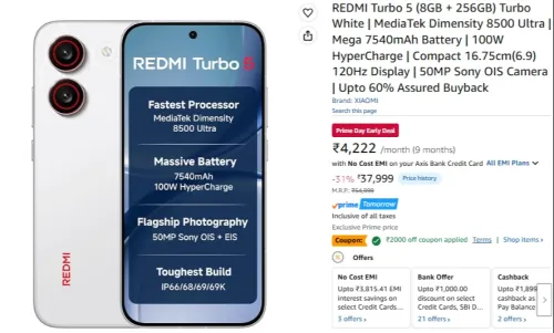 Image of REDMI Turbo 5 8GB 256GB White