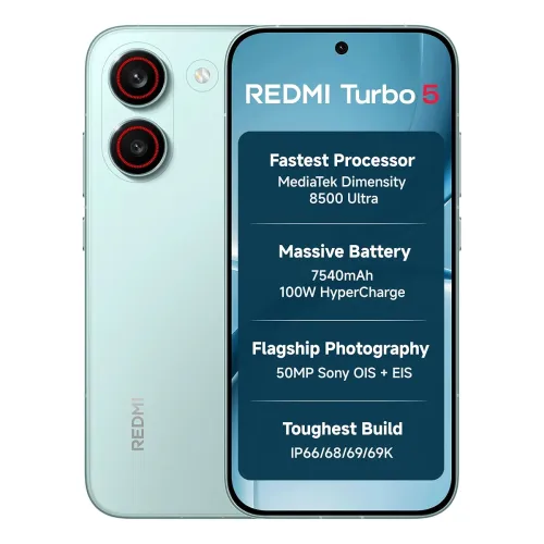Image of REDMI Turbo 5 12GB 256GB Nitro Blue Smartphone
