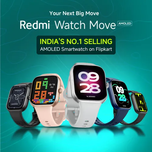 Image of REDMI Watch Move 1.85 Premium AmoLED,14 Day Battery,Best Accuracy,Dual Core