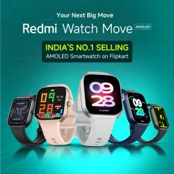 REDMI Watch Move 1.85 Premium AmoLED,14 Day Battery,Best Accuracy,Dual Core
