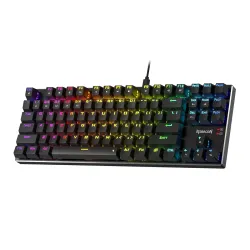 Redragon K660 (K556 TKL) RGB Wired Gaming Keyboard, 80% 87 Keys Mechanical Keyboard w/Aluminum Base, Upgraded Hot-Swap S
