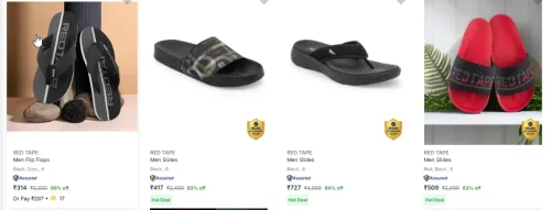 Image of REDTAP men's flip flops up to 86% Discount 