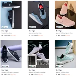 Red tape Brand Womens Shoes @ Minimum 80% Discount