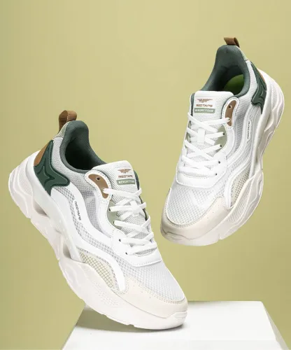 Image of REDTAPE Casual Sneaker Shoes for Men Green, Beige , 9