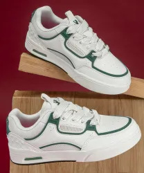 REDTAPE Casual Sneaker Shoes for Women | Classic Rounded Front & Cushioned Impact Sneakers For Women (Green , 3)