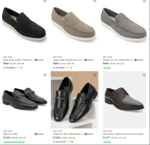 Image of Red Tape Men's formal Shoes up to 86% Discount
