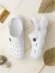 REDTAPE Men Clogs Sandal (White , 8)