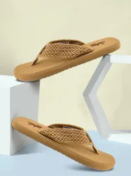 REDTAPE Men Flip Flops (Beige , 10)