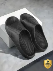 REDTAPE Men Slides (Black , 9)
