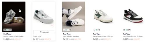 Image of RED TAPE Men's Casual Shoes at minimum 80% Discount