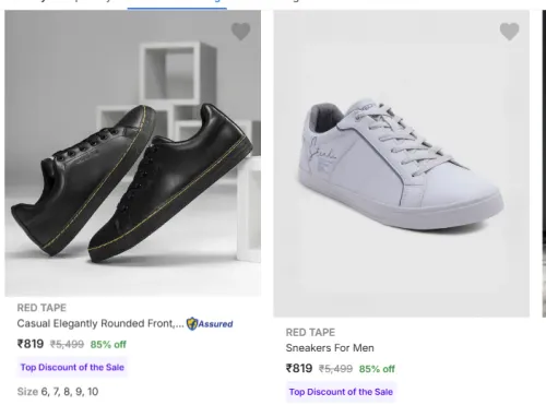 Image of Red Tape Men’s Casual Shoes Upto 85% Off