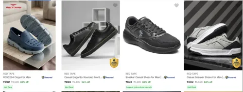 Image of Red Tape Men’s Casual Shoes upto 88% Discount