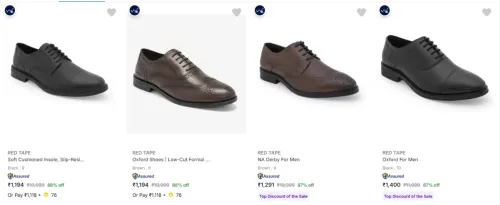 Image of RED TAPE Men’s Formal Shoes upto 88% Discount