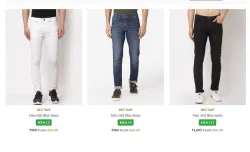 Red Tape Mens Jeans at 85% Discount 
