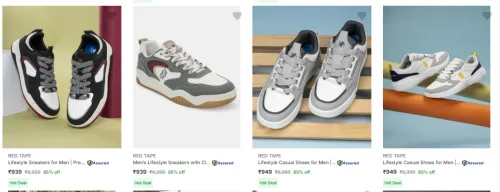 Image of REDTAPE Men's Shoes at 85% discount 