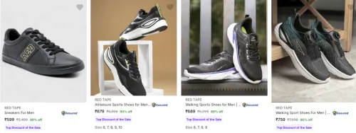 Image of Red Tape Men’s Sports Shoes Upto 90% Discount |Starting @ ₹599