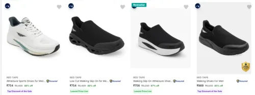 Image of RED TAPE Men’s Sports Shoes at minimum 85% Discount