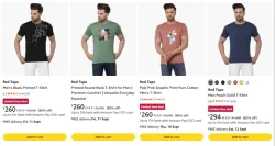 REDTAPE Men's Tshirts upto 90% discount