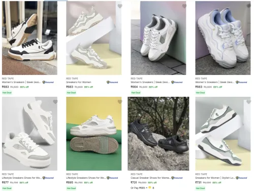 Image of Redtape Sneakers 88% Discount .