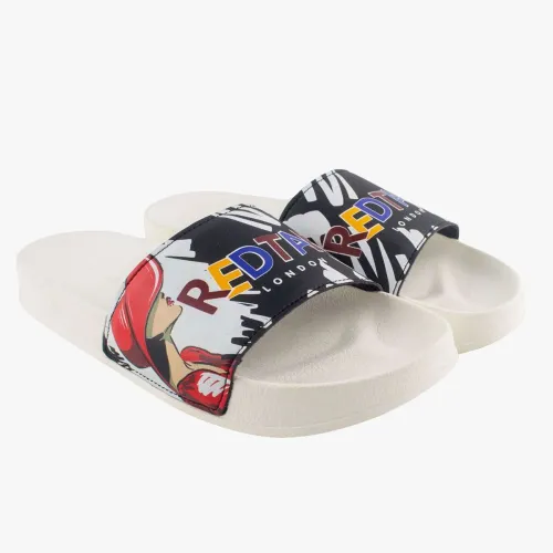 Image of REDTAPE Women Slides (White , 5)