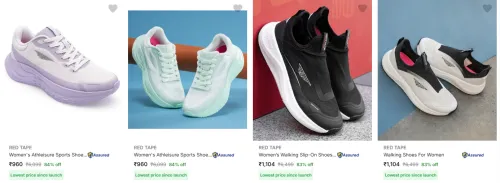 Image of Red Tape Women's Sports Shoes upto 84% Discount