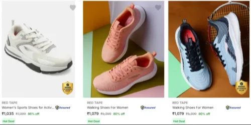 Image of Red Tape Women's Sports Shoes upto 86% Discount